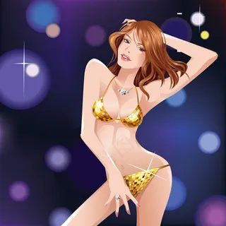 性感美女矢量素材下载