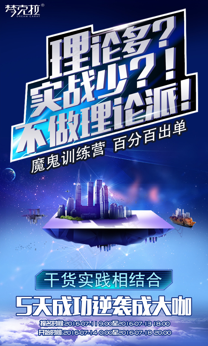 微商海报 微信课程海报 讲师课程(1800X3000(DPI:72))psd模版下载