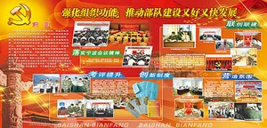 部队建设展板