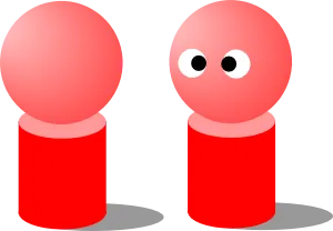 娃娃红色剪辑艺术