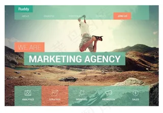 响应式网站模板