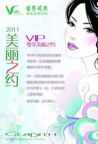 美容美体宣传海报