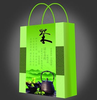 茶包装（平面展开图）图片