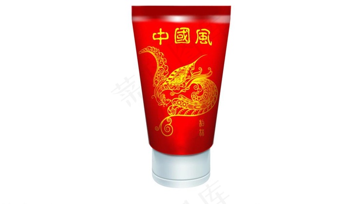 中国风化妆品包装图片psd模版下载
