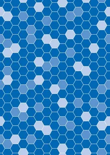 蓝色六边形背景