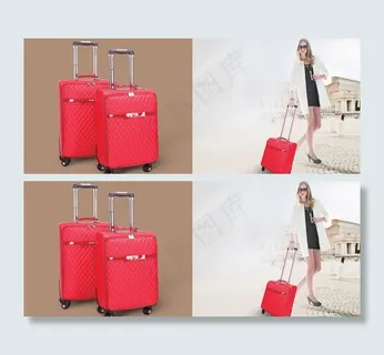 皮具拉杆箱画册设计图片