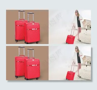 皮具拉杆箱画册设计图片