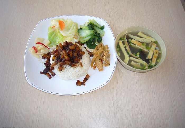 卤肉套餐图片