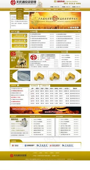 金融网站设计图片