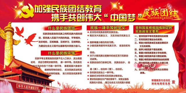 2017年红色大气民族团结中国梦展...