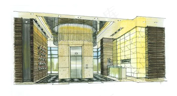 公寓室内空间手绘图片素材 公寓室内空间手绘图片素材