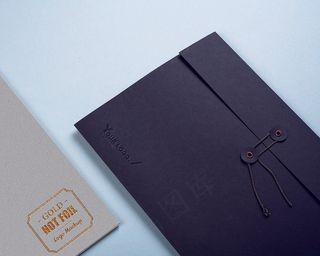 信封设计效果图贴图样机模板素材