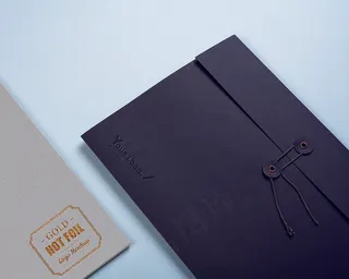 信封设计效果图贴图样机模板素材