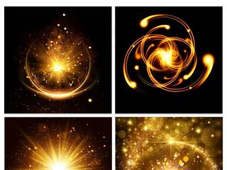 淘宝天猫黑金光效促销主图直通车背景...