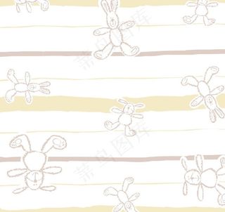 兔子背景 卡通背景图片