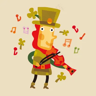 印花矢量图 T恤图案 可爱卡通 卡...