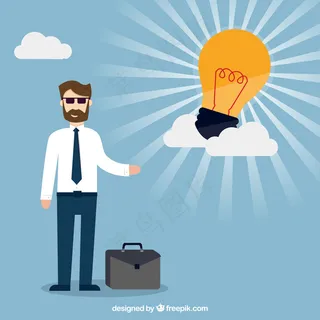 商人有一个伟大的想法