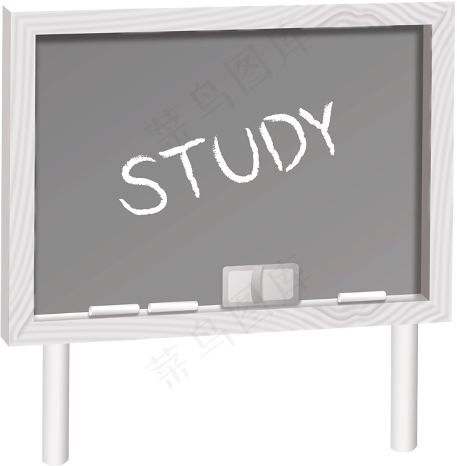 百款高清黑板书本笔文具PNG免扣素...