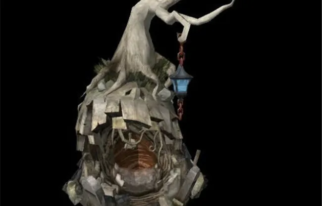 古树装饰游戏模型