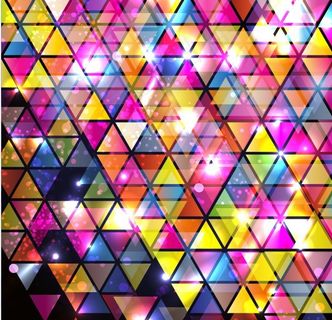 潮流炫彩矢量素材