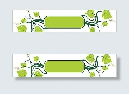 藤类植物元素矢量素材