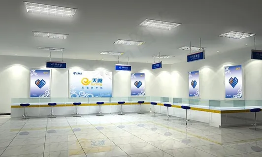 天翼手机专柜效果图图片