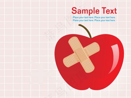 说明苹果用绷带