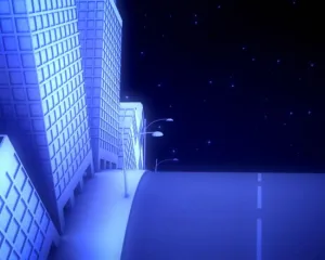 卡通样式的城市视频素材