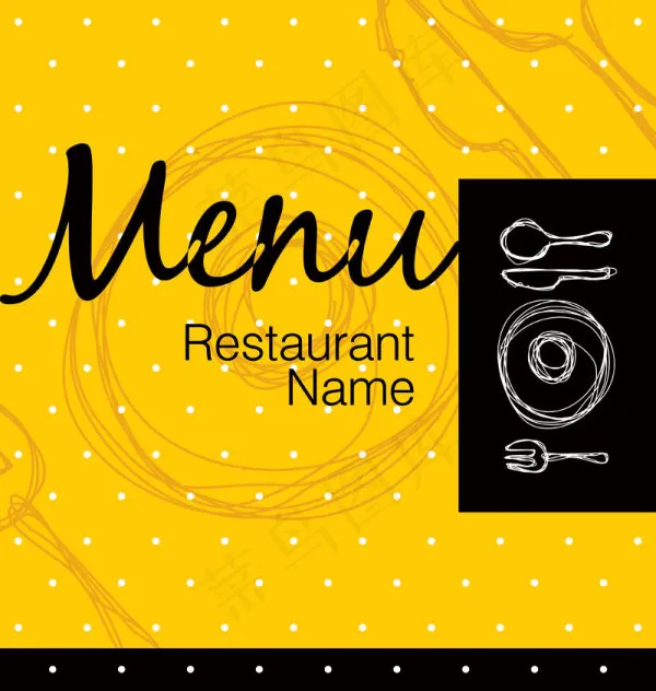 精美菜单封面05——矢量素材eps,ai矢量模版下载
