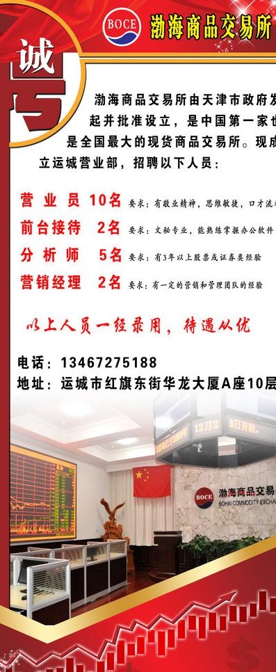 招聘海报图片psd模版下载