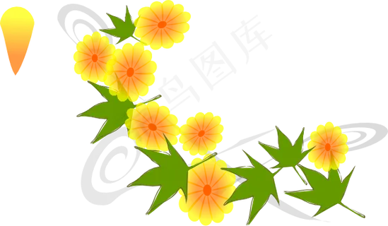 kattekrab日式剪贴画