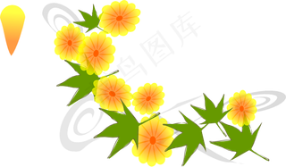 kattekrab日式剪贴画