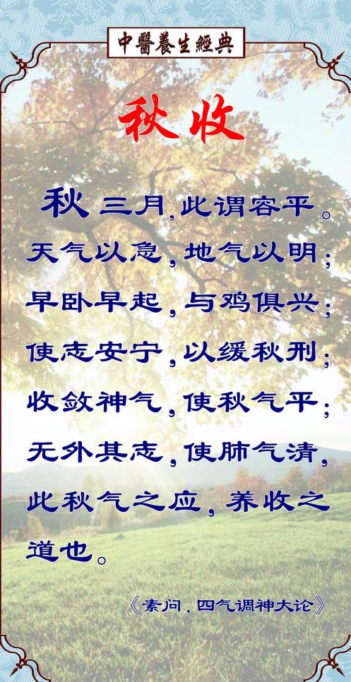 中医文化 秋图片(2559X4724(DPI:100))psd模版下载