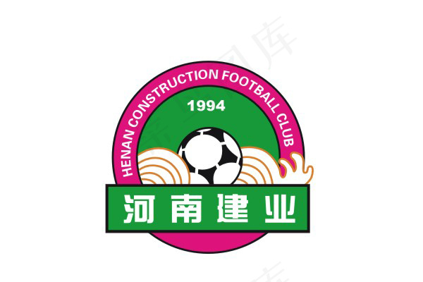 河南建业2004版队徽cdr矢量模版下载