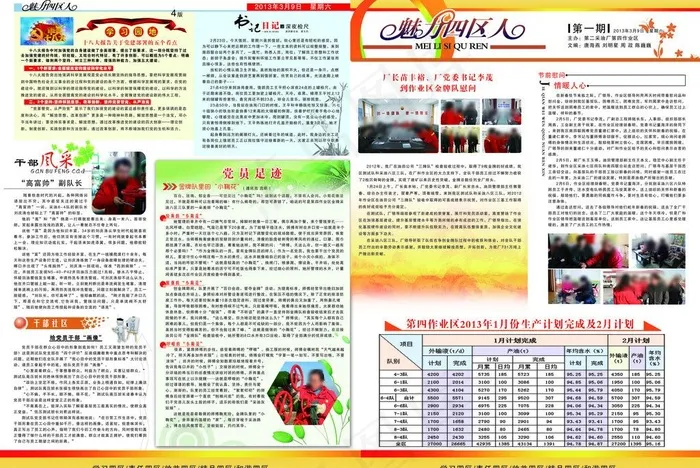 油田报 报纸图片(6449X4677(DPI:300))psd模版下载