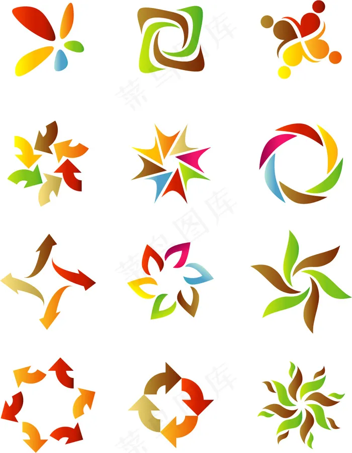 底纹 花纹 印章eps,ai矢量模版下载