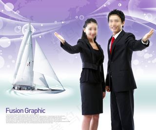 商务科技psd设计模板下载