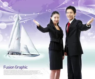 商务科技psd设计模板下载