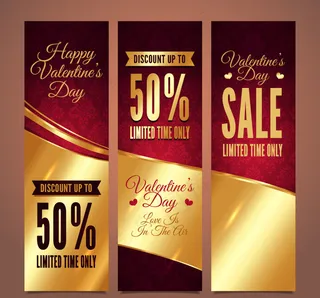 豪华情人节横幅