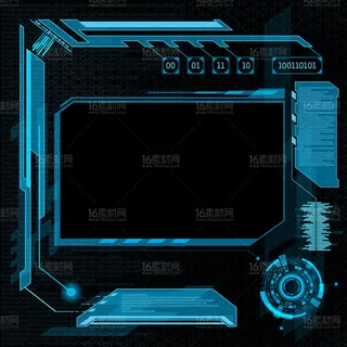 精美科技环元素矢量素材