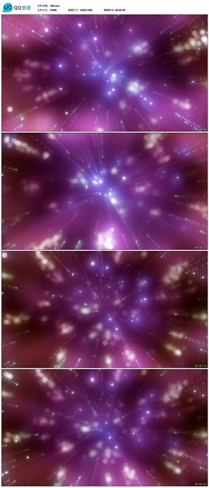 唯美粒子LED视频素材