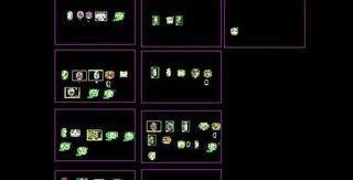 某小区多层住宅、多种户型设计图