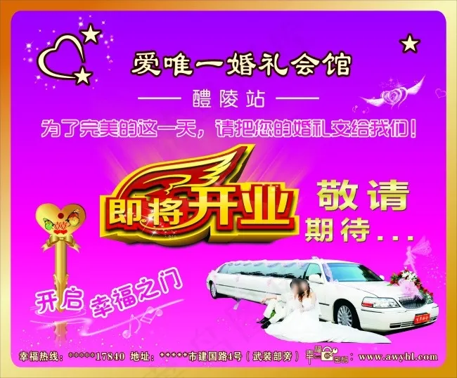 婚庆海报(210X297)cdr矢量模版下载