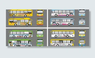 移动车身广告图片