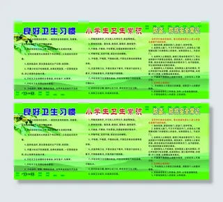 卫生习惯小学生卫生常识防盗防拐安全...