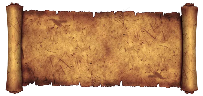 古老圣旨卷轴羊皮卷竹简海报PNG免...