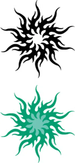 多款古典圆形花纹元素矢量素材-3