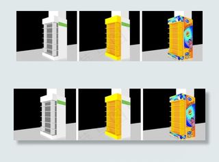 包柱效果图图片