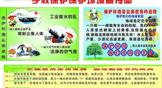 保护环境宣传画面图片