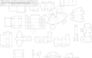 各种包装盒模板